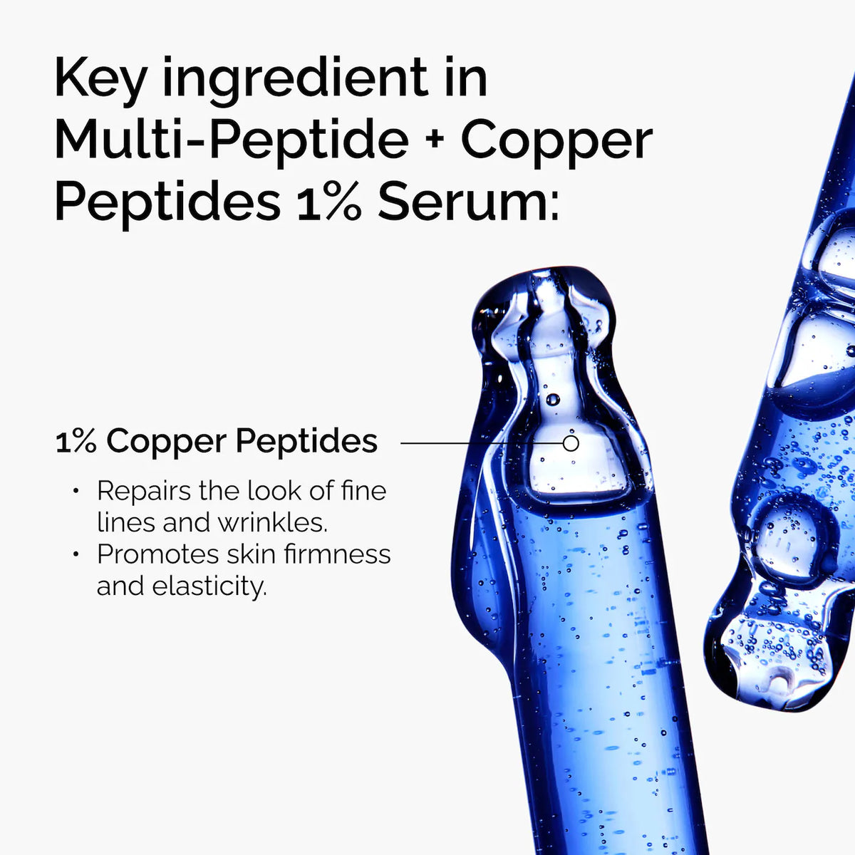 The Ordinary 
Multi-Peptide + Copper Peptides 1% for Wrinkles and Skin Elasticity