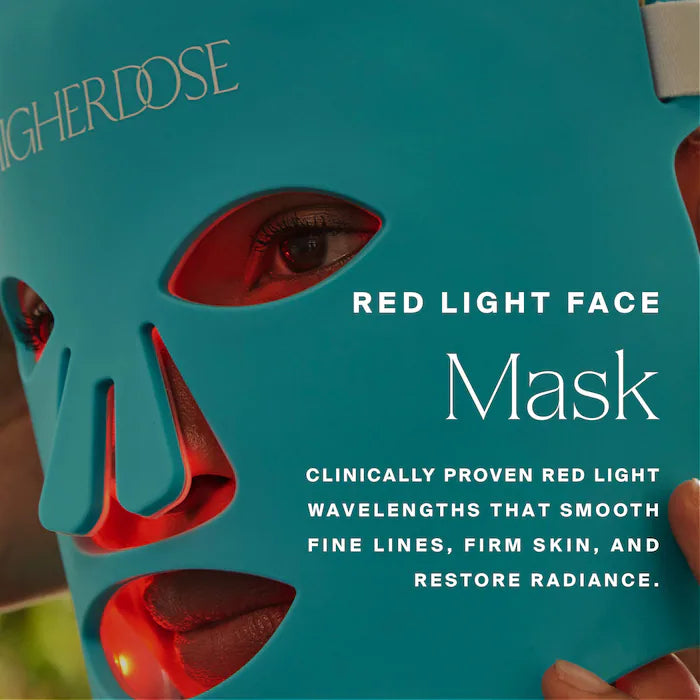 HigherDOSE - Red Light Face Mask for Fine Lines & Glowing Skin