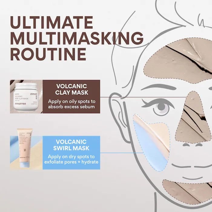 Super Volcanic Pore Detoxing Clay Mask with AHAs + Oil Control