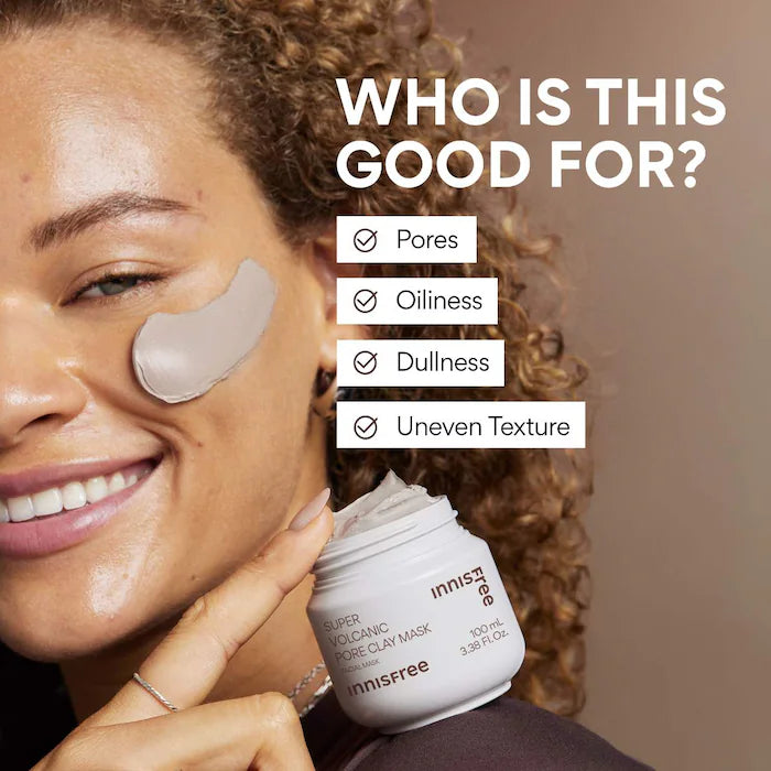 Super Volcanic Pore Detoxing Clay Mask with AHAs + Oil Control