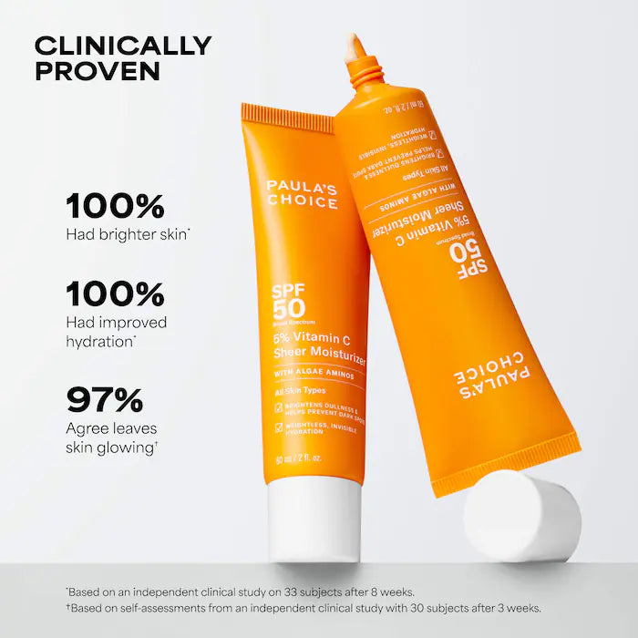 Paula's Choice - 5% Vitamin C Sheer Facial Moisturizer SPF 50