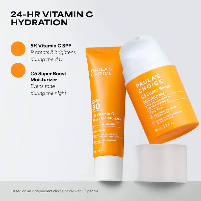 Paula's Choice - 5% Vitamin C Sheer Facial Moisturizer SPF 50
