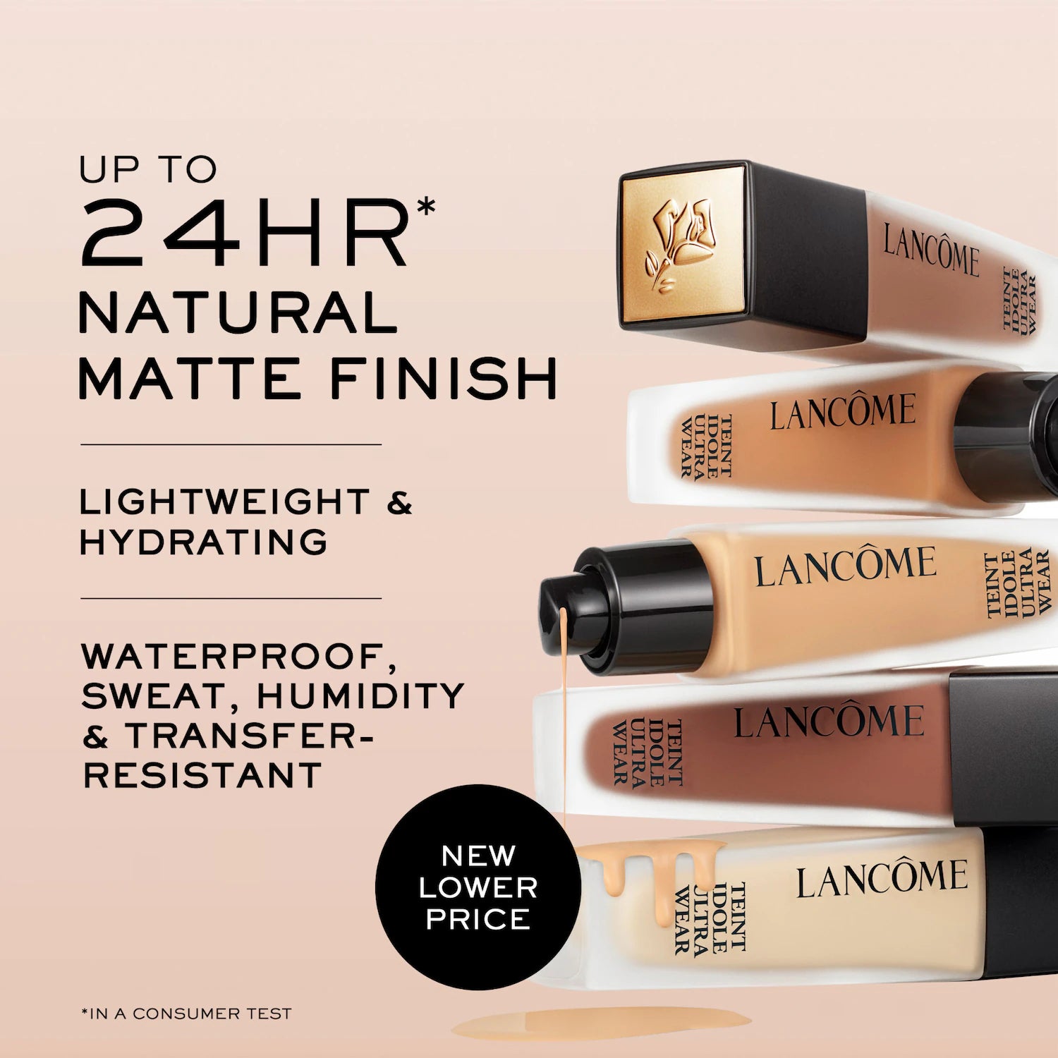 Lancôme - Teint Idole Ultra 24H Long Wear Matte Foundation with Hyaluronic Acid & Vitamin E