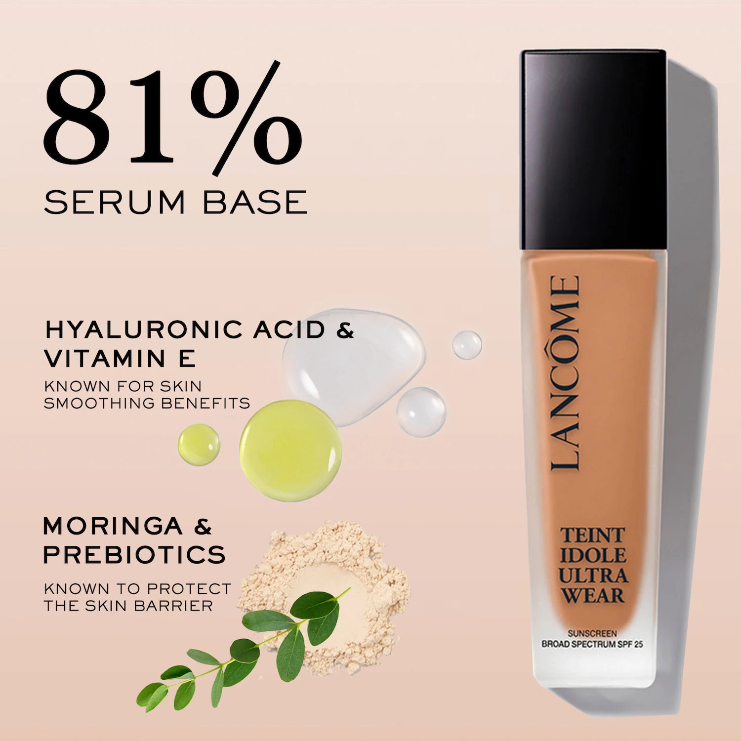 Lancôme - Teint Idole Ultra 24H Long Wear Matte Foundation with Hyaluronic Acid & Vitamin E