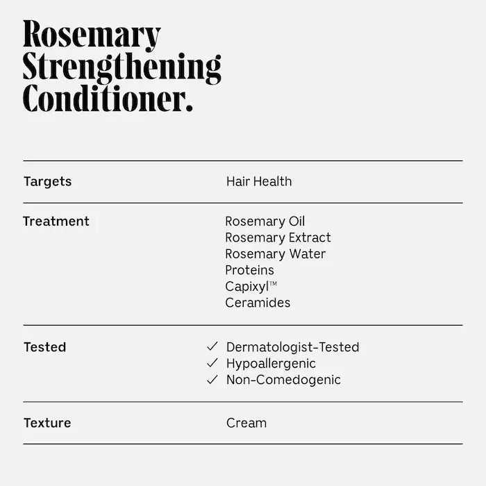 Nécessaire - Rosemary Conditioner For Thinning Hair