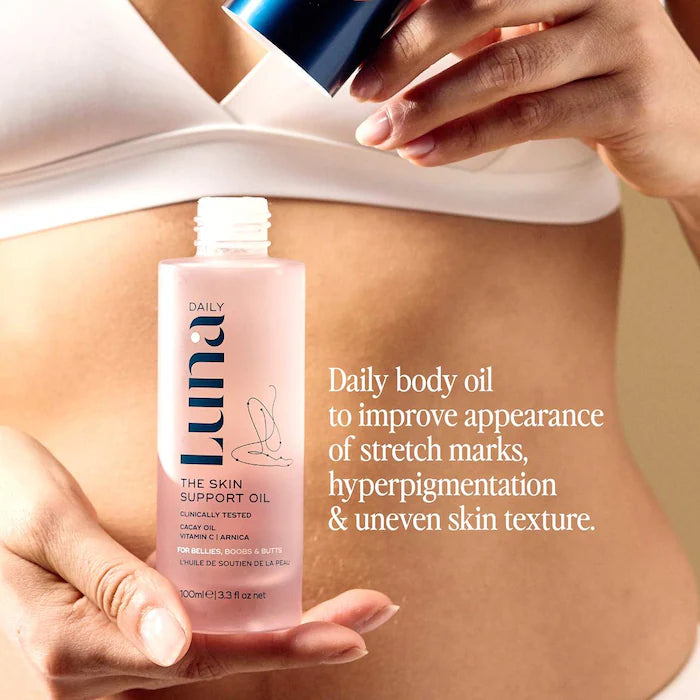 Luna Daily - The Skin Support Oil - For Stretch Marks, Hyperpigmentation & Uneven Skin Texture