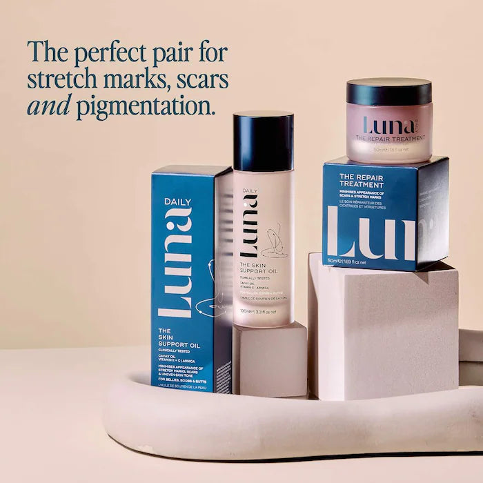 Luna Daily - The Skin Support Oil - For Stretch Marks, Hyperpigmentation & Uneven Skin Texture