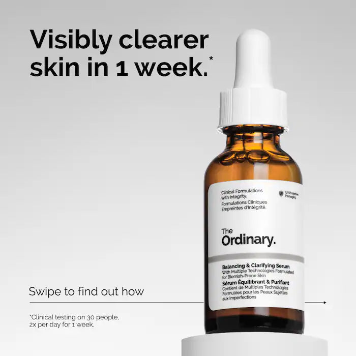 The Ordinary - Balancing & Clarifying Serum for Oily Skin and Pore Refinement