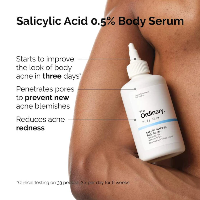  The Ordinary - Salicylic Acid 0.5% Body Serum Exfoliating Treatment for Acne