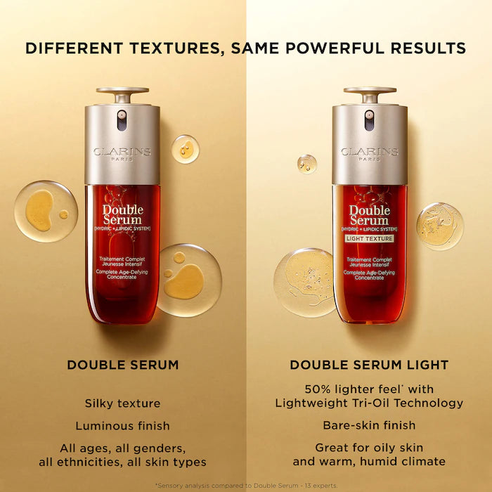 Clarins - DOUBLE SERUM® To Firm, Boost Radiance & Refine Pores