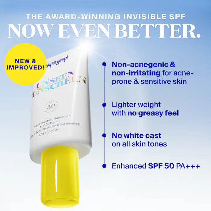 Supergoop! - Unseen Sunscreen Invisible Broad Spectrum SPF 50  PA +++