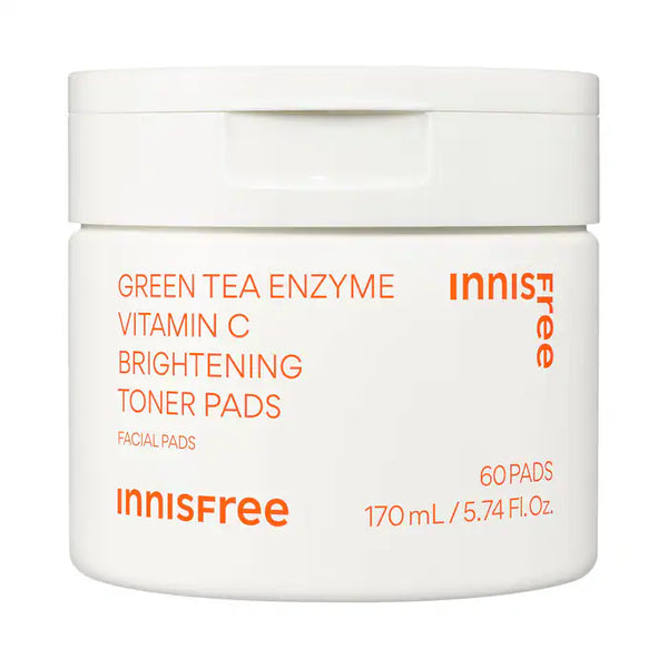 innisfree  Daily Vitamin C Korean Brightening Toner Pads with Niacinamide for Dark Spots