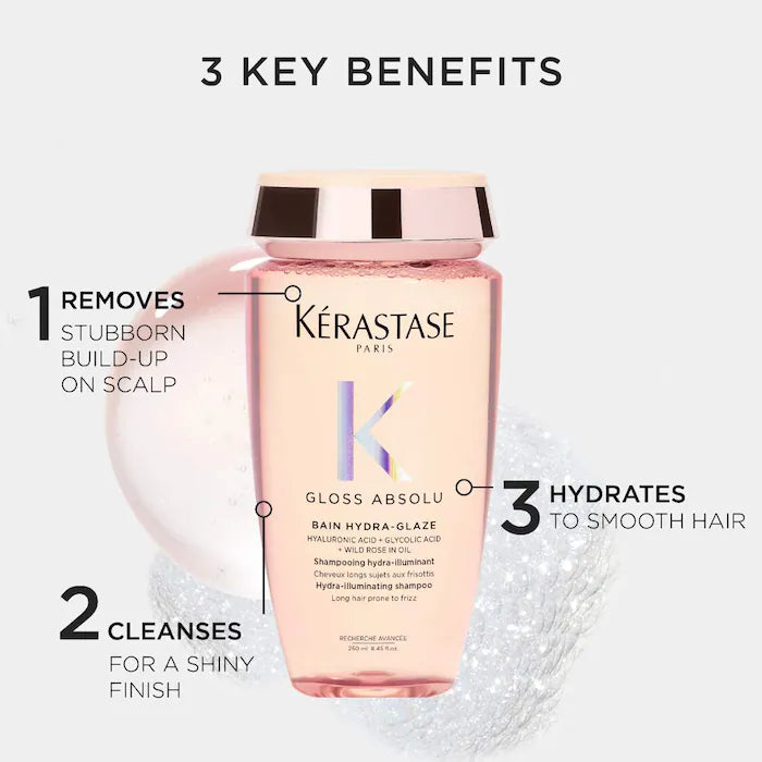 Kérastase - Gloss Absolu High-Shine Anti-Frizz Shampoo for Fine to Medium Hair