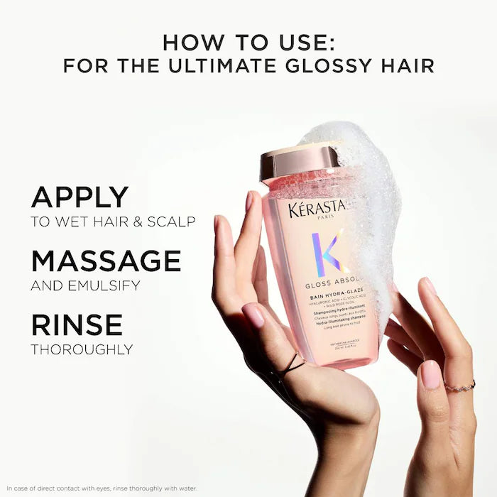 Kérastase - Gloss Absolu High-Shine Anti-Frizz Shampoo for Fine to Medium Hair