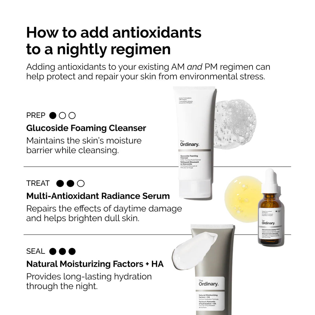   The Ordinary  Multi-Antioxidant Radiance Serum with Vitamin C and Ginseng