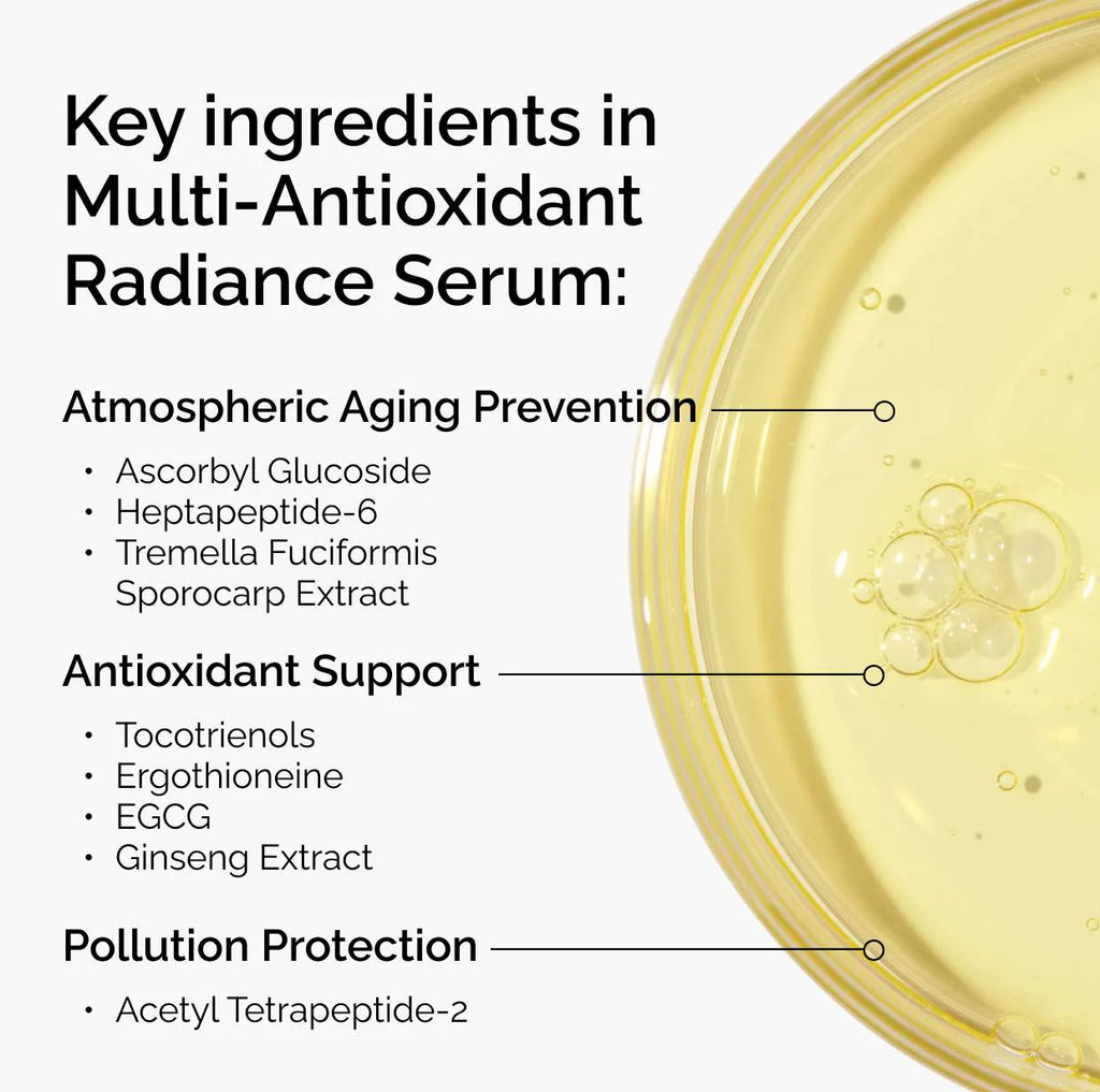   The Ordinary  Multi-Antioxidant Radiance Serum with Vitamin C and Ginseng
