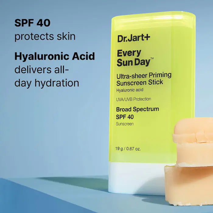 Face Sunscreen Dr. Jart+ - Every Sun Day™ Invisible Korean Sunscreen Stick SPF 40