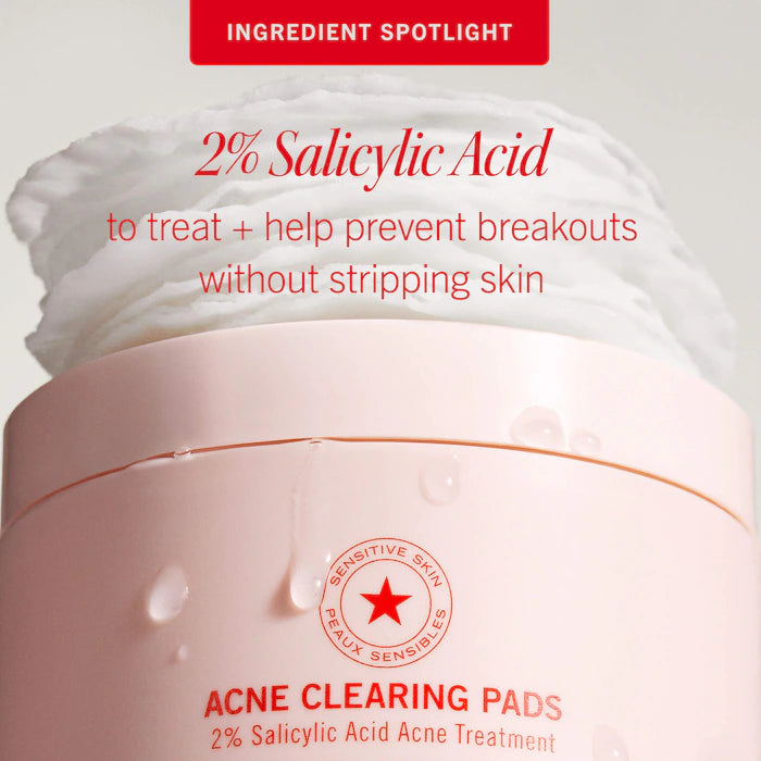 Acne Clearing Pads - 2% Salicylic Acid Acne Treatment
