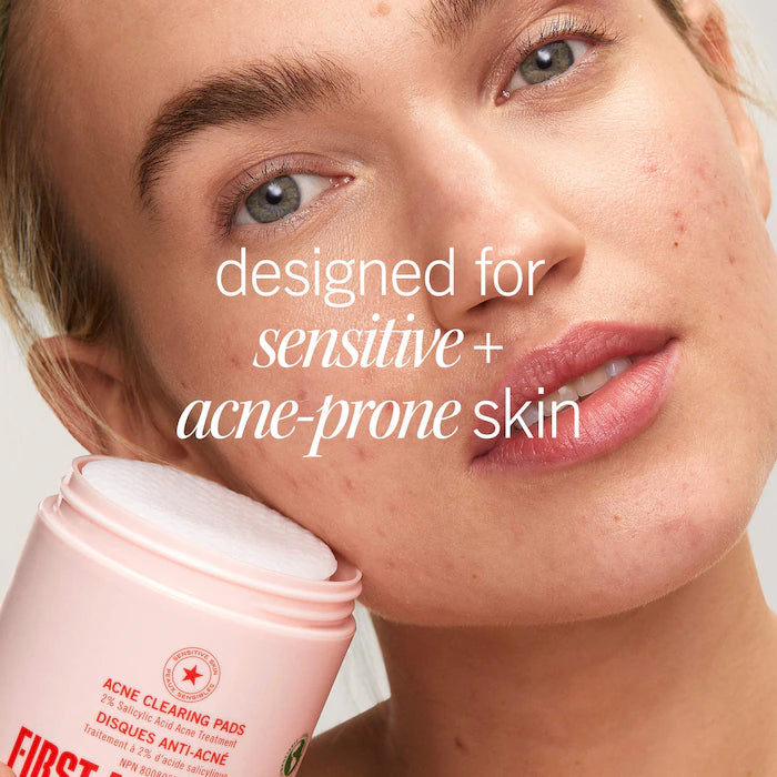 Acne Clearing Pads - 2% Salicylic Acid Acne Treatment