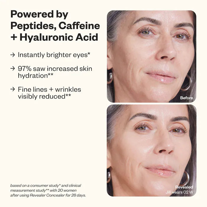 Kosas - Mini Revealer Super Creamy + Brightening Concealer with Caffeine and Hyaluronic Acid