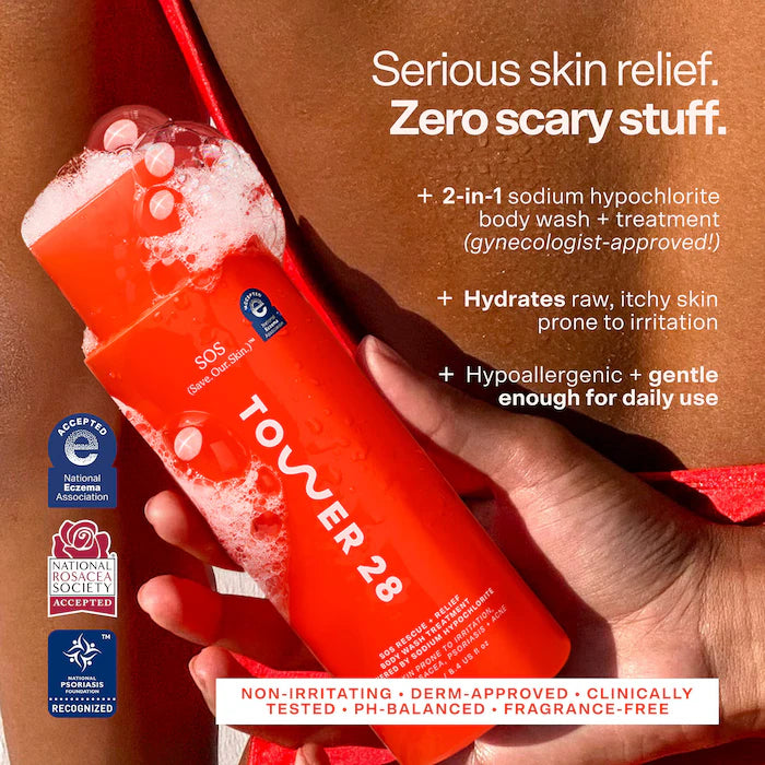 Tower 28 Beauty - SOS Rescue + Relief Body Wash Treatment