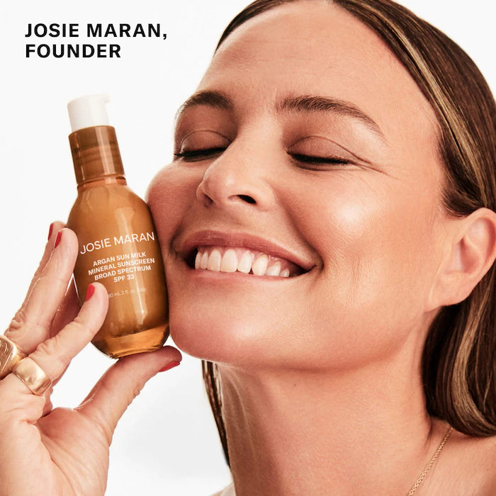 JOSIE MARAN - Argan Sun Milk Mineral Sunscreen Broad Spectrum SPF 33 Moisturizer Mini