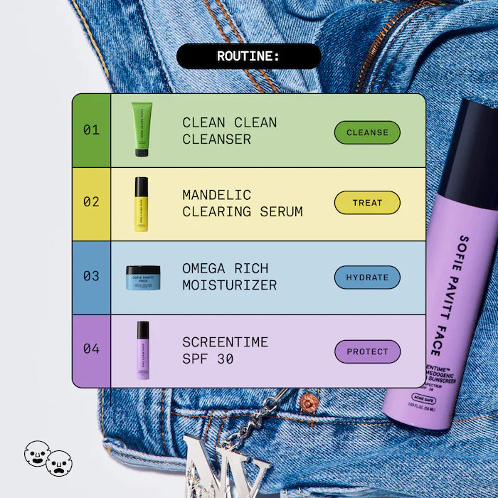 SOFIE PAVITT FACE - Screentime Non-Comedogenic Hydrating Sunscreen SPF 30