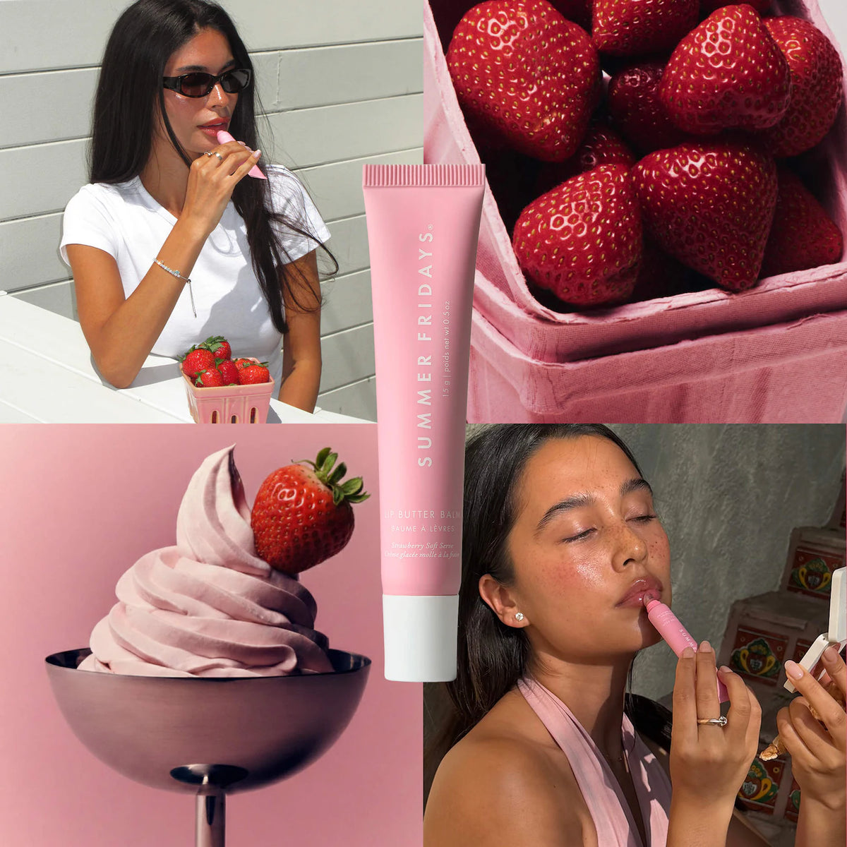 
Summer Fridays 
Lip Butter Balm Treatment for Hydration + Nourishing Shine